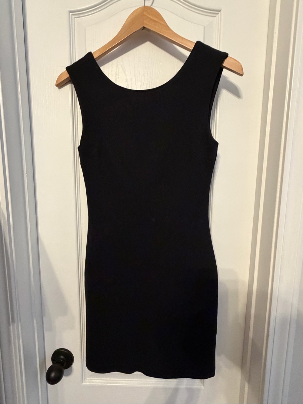 Juicy Couture Black Bodycon Dress XS Gold Exposed Zipper